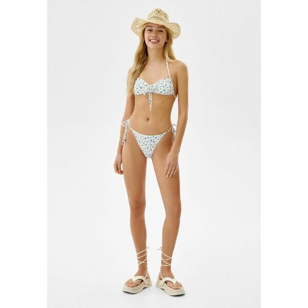 Bershka Dół od bikini off-white BEJ81I00Y-A11