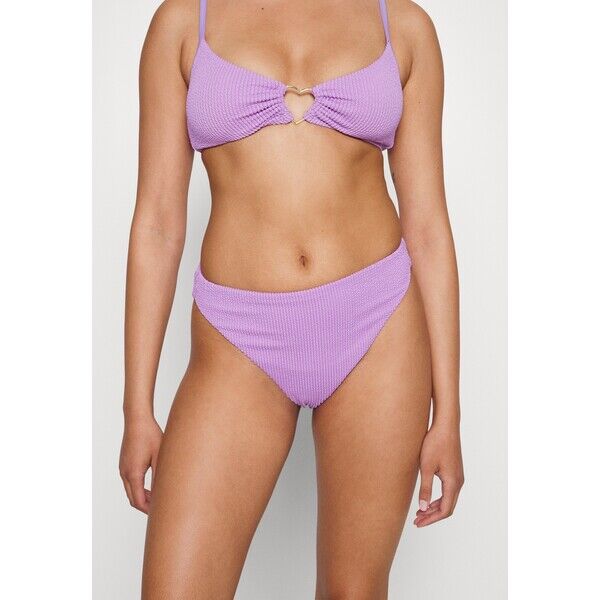 Hunkemöller CRINKLE HIGH LEG Dół od bikini purple HM181I0DX-I11