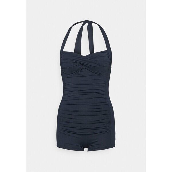 Seafolly COLLECTIVE BOYLEG ONE PIECE Kostium kąpielowy true navy S1981G05C-K11