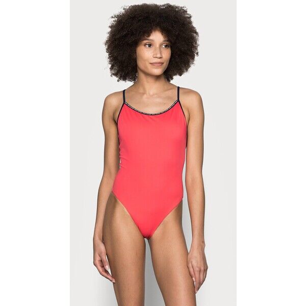 Tommy Hilfiger TAPE ONE PIECE Kostium kąpielowy radiant carmine TO181G01E-J11