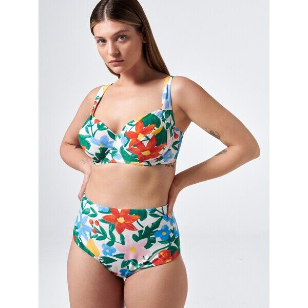 Reserved Majtki bikini z wysokim stanem 0324Q-30X
