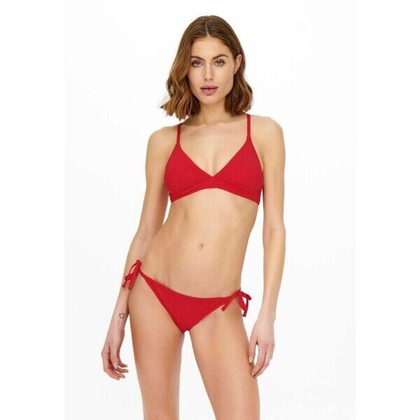ONLY Góra od bikini mars red ON381J013-G11