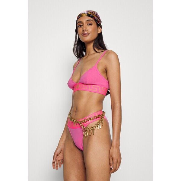Versace HIGHWAIST BOTTOM Dół od bikini pink 1VE81I00K-J11