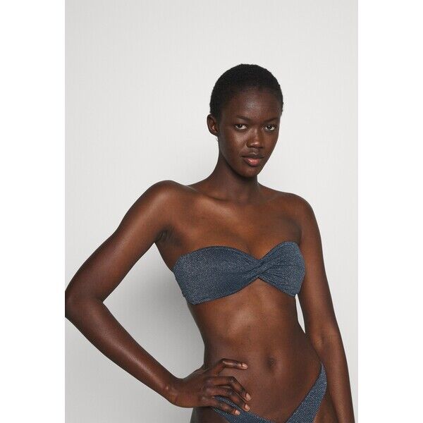 Seafolly STARDUST TWIST BANDEAU Góra od bikini indigo S1981J064-K11