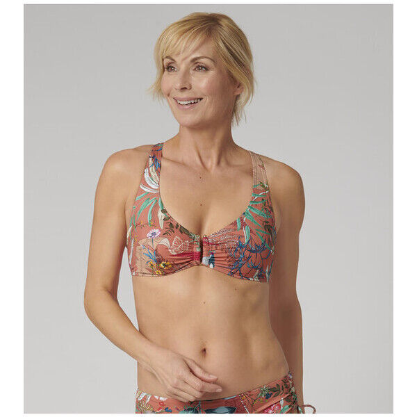 Triumph Góra od bikini Botanical Leaf 10207906 Pomarańczowy