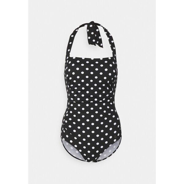 LASCANA SWIMSUIT Kostium kąpielowy black/white L8381G03F-Q11