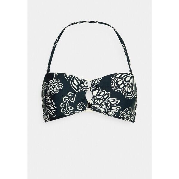 Seafolly FOLKLORE BANDEAU BRA Góra od bikini true navy S1981J0B2-K11