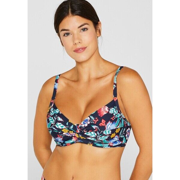 Esprit SCHIEFERT Góra od bikini dark blue ES181J0F5-K11