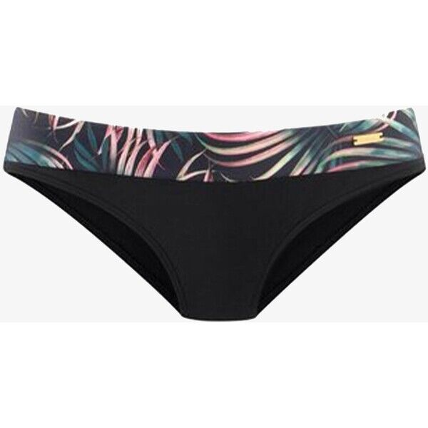 LASCANA Dół od bikini black print L8381I03E-Q11