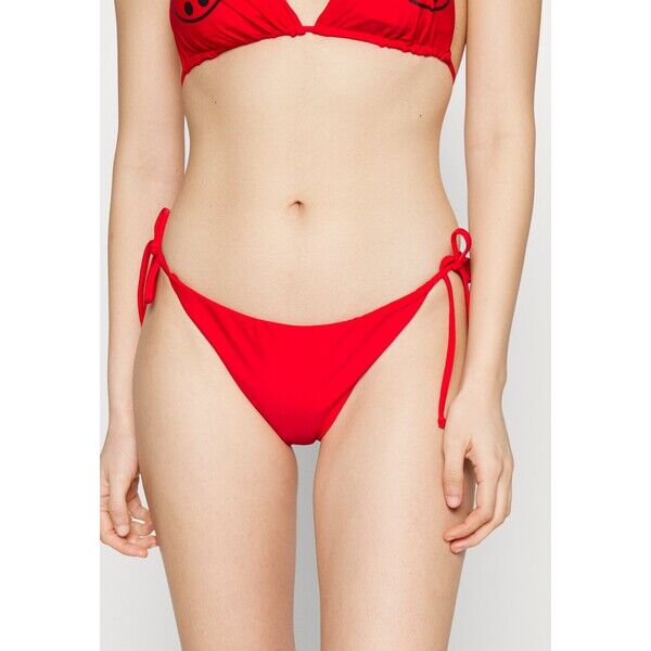 MOSCHINO SWIM MILANO LACCI Dół od bikini rosso M0581I00N-G11