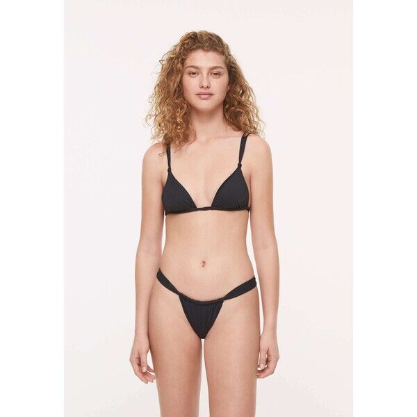 OYSHO MEDIU COVERAGE Dół od bikini black OY181I0KO-Q11