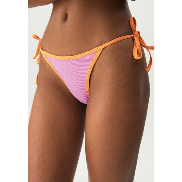 PULL&BEAR CONTRAST Dół od bikini light pink PUC81I01X-J11