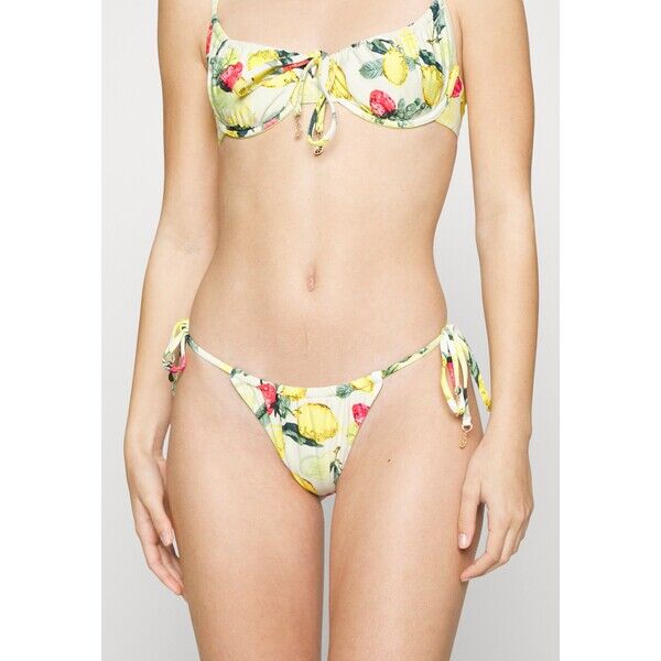 Seafolly LEMONCELLO DRAWSTRING TIE SIDE RIO PANT Dół od bikini lemoncello S1981I091-E11