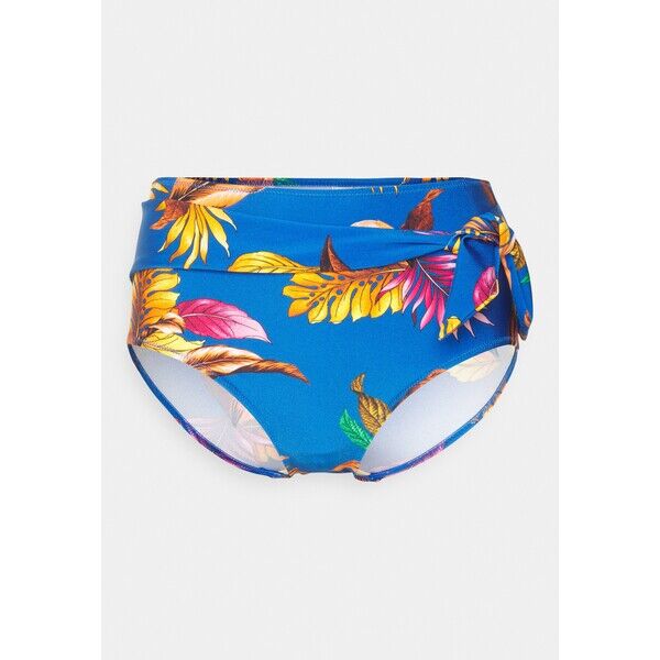 Pour Moi PARADISO BELTED HIGH WAISTED CONTROL BRIEF Dół od bikini blue POJ81I018-K11
