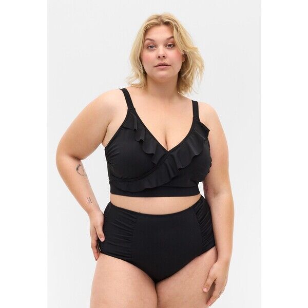 Zizzi Dół od bikini black Z1781I02R-Q11