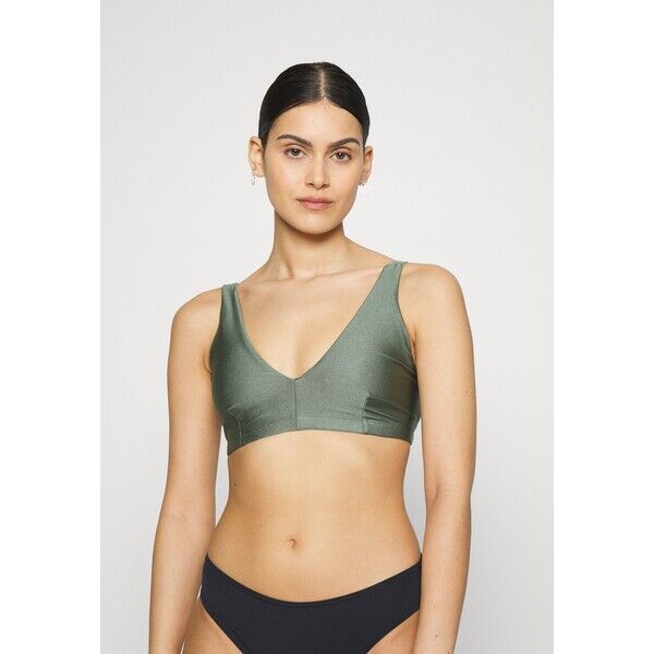 Filippa K SHIMMER BRA Góra od bikini pale green F1481J00J-M11