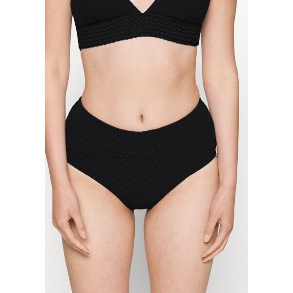 Seafolly WILLOW HIGH WAIST PANT Dół od bikini black S1981I09B-Q11