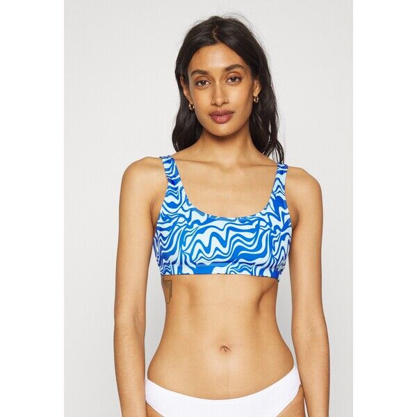 Monki Góra od bikini blue MOQ81J001-K11
