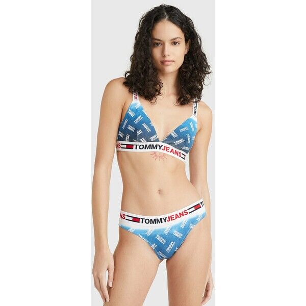 Tommy Jeans LOGO WAISTBAND PRINT Dół od bikini tj ombre logo TOB81I001-K11