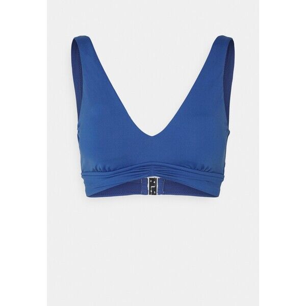 Seafolly V NECK CROP Góra od bikini marina blue S1981J08I-K11