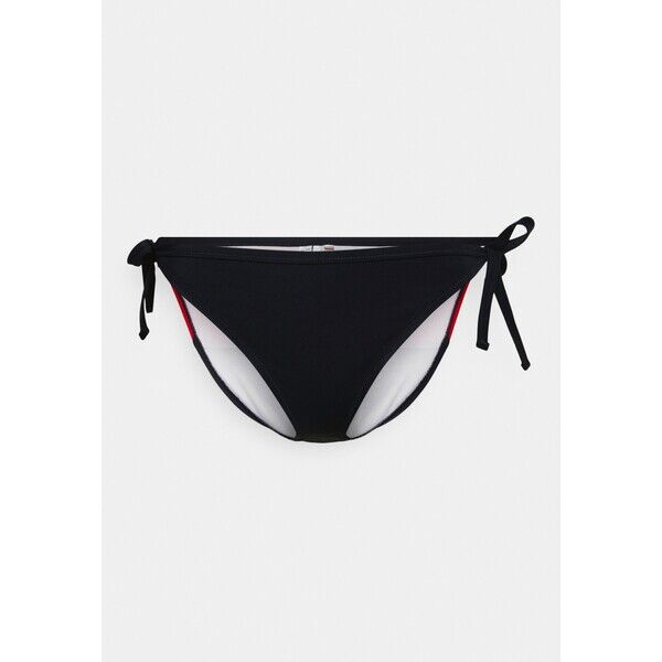 Tommy Hilfiger CHEEKY STRING SIDE TIE CURVE Dół od bikini desert sky TO181I04H-K11