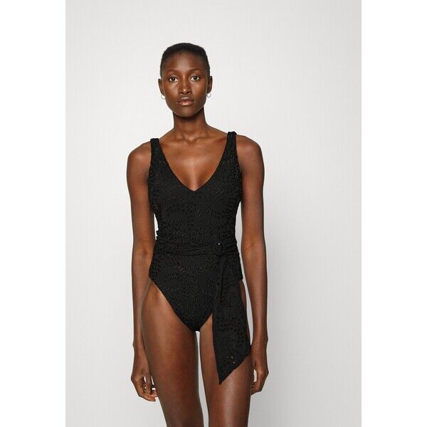 Seafolly COSTA BELLA ONE PIECE WITH BELT Kostium kąpielowy black S1981G05N-Q11