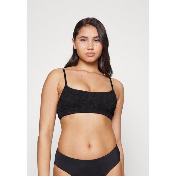 Weekday SUNNY STRUCTURE SWIM Góra od bikini black WEB81J02A-Q11