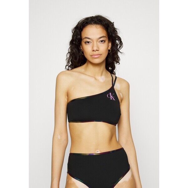 Calvin Klein Swimwear BRALETTE Góra od bikini black C1781J046-Q11
