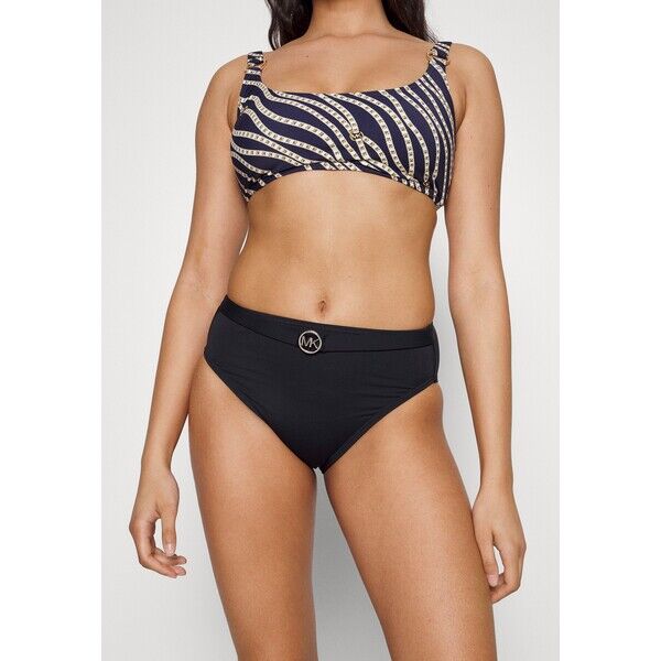 MICHAEL Michael Kors MINI BELTED HIGH WAIST BOTTOM Dół od bikini black MK181I01K-Q11