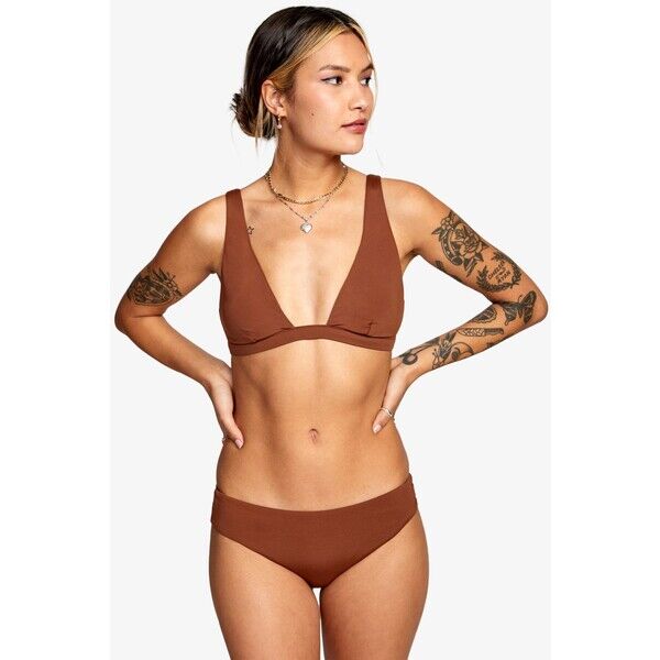 RVCA CAMILLE Dół od bikini cappuccino RV481I03G-O11
