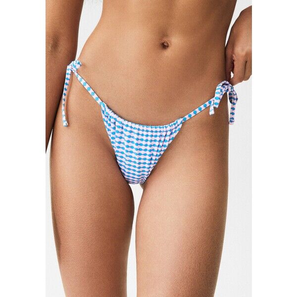 PULL&BEAR Dół od bikini mottled turquoise PUC81I02B-L11
