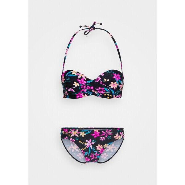 Buffalo WIRE BANDEAU Bikini black BU381L021-Q11
