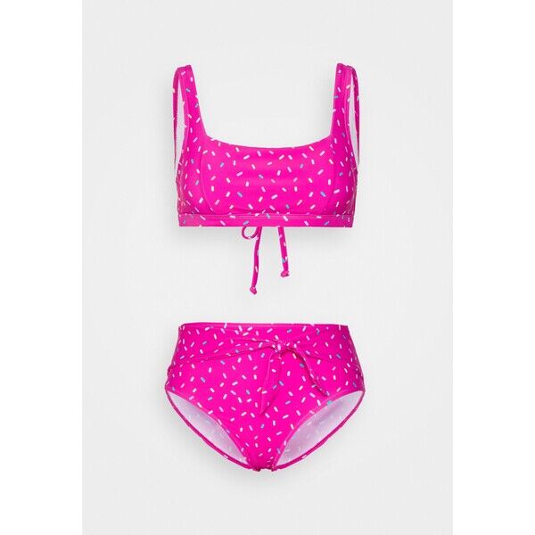 Buffalo BUSTIER SET Bikini pink print BU381L01Z-J11