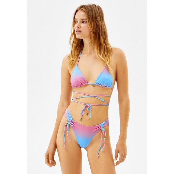 Bershka Góra od bikini blue BEJ81J01G-K11