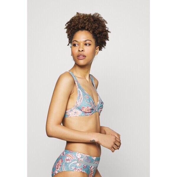 Esprit SARASA BEACH HIGH APEX Góra od bikini teal green ES181J0J8-M11