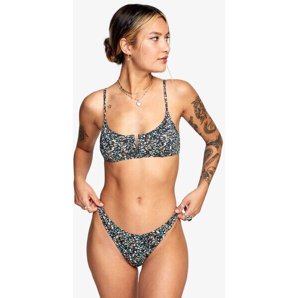 RVCA NO MATTER SKIMPY FRENCH Dół od bikini multi RV481I03H-T11