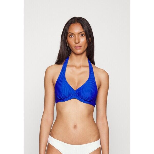 Esprit BEACH UNDERWIRE HALTERNECK Góra od bikini bright blue ES181J0N4-K11