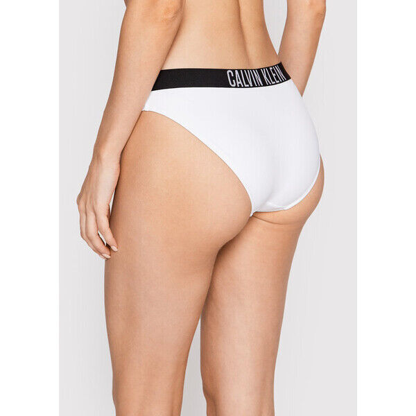 Calvin Klein Swimwear Dół od bikini Classic KW0KW01859 Biały