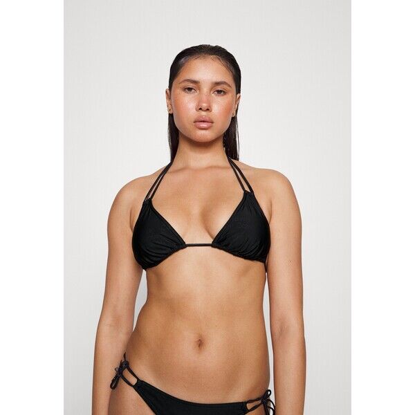 Calvin Klein Swimwear TRIANGLE Góra od bikini black C1781J04H-Q11