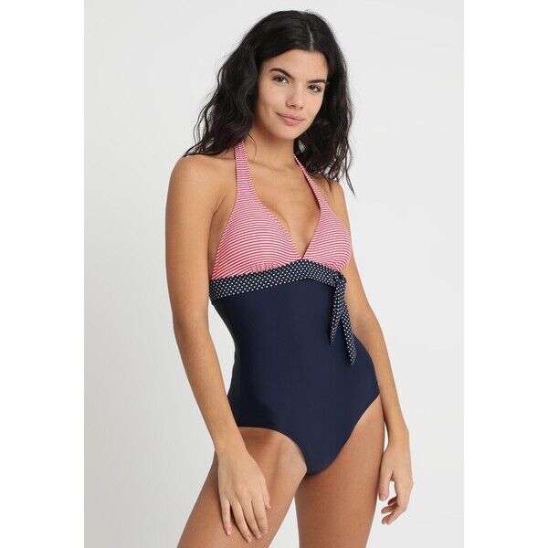 s.Oliver AVNI SWIMSUIT Kostium kąpielowy navy/red SO281G004-K11
