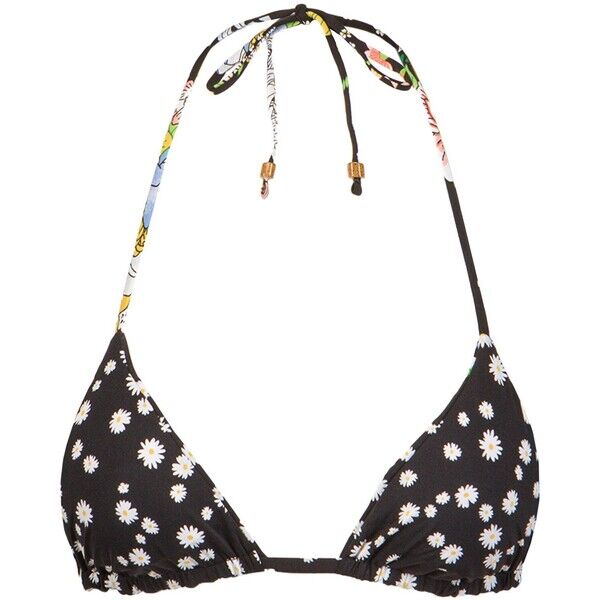 Maaji Dwustronny strój kąpielowy góra MAAJI BLACK BOUQUET EDGE 2345STR004-1 2345STR004-1