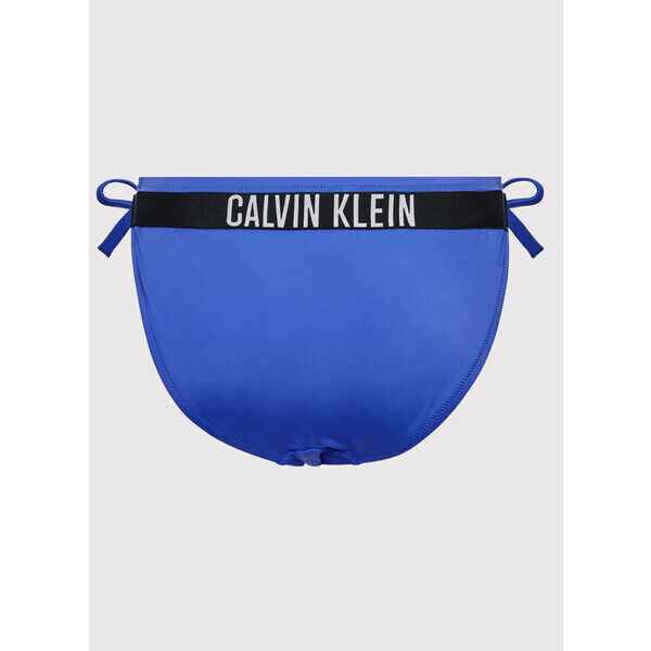 Calvin Klein Swimwear Dół od bikini KW0KW01863 Niebieski
