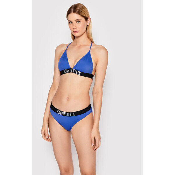 Calvin Klein Swimwear Góra od bikini KW0KW01850 Niebieski
