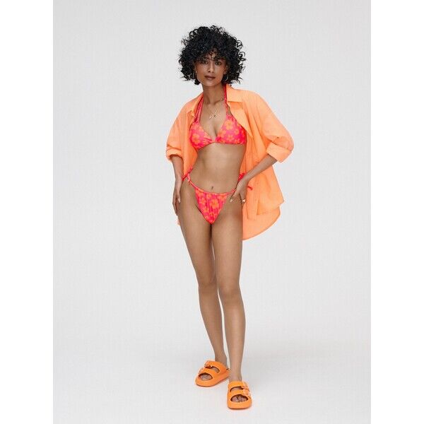 Cropp Różowe bikini w kwiaty 4498O-43X