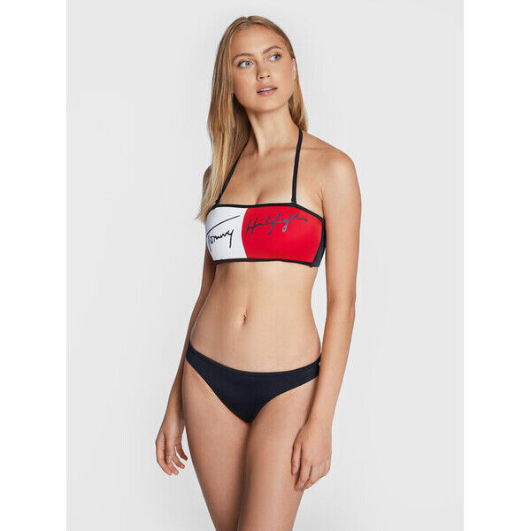 Tommy Hilfiger Góra od bikini Fixed UW0UW03362 Kolorowy