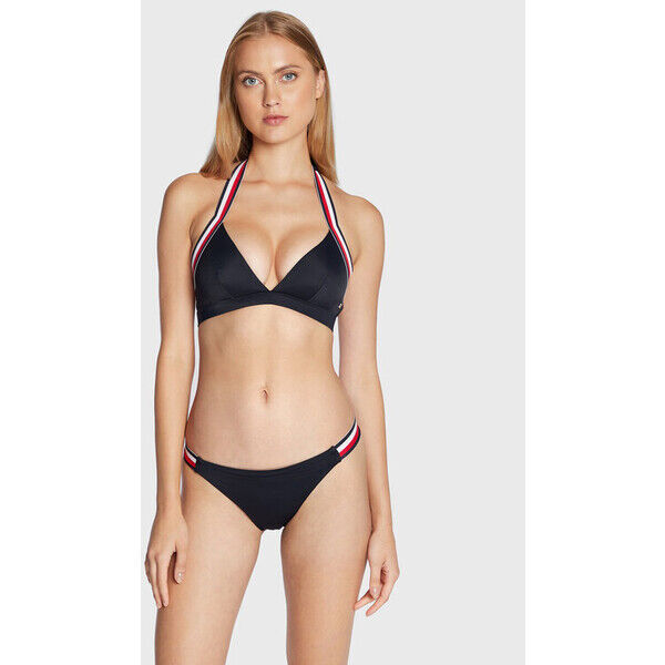 Tommy Hilfiger Dół od bikini Cheeky UW0UW02697 Granatowy