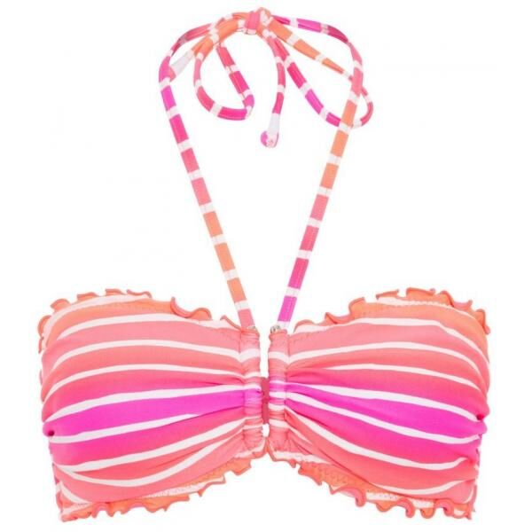 Seafolly MIAMI STRIPE Góra od bikini neon melon S1941H005-J11