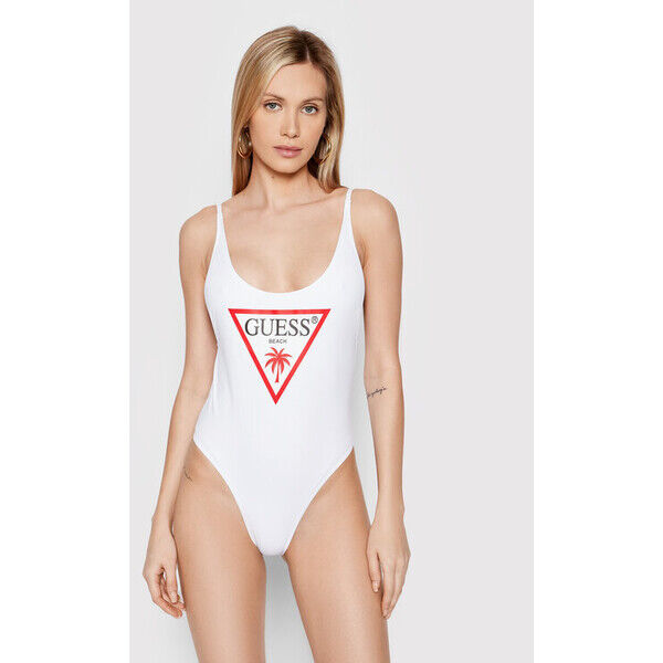 Guess Strój kąpielowy E02J33 LY00K Biały