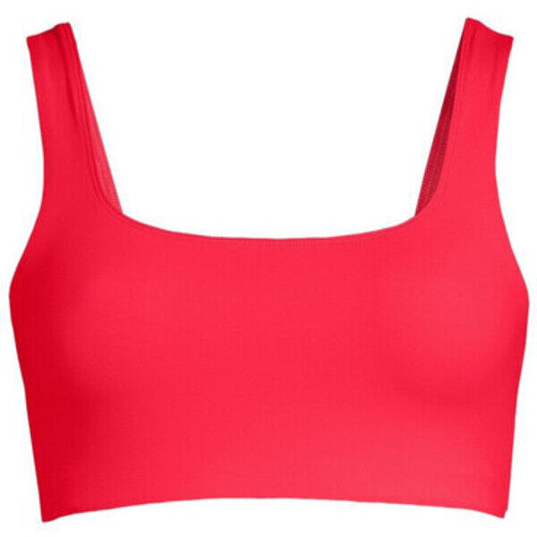Casall Góra od bikini Square Neck Bikini Top Czerwony
