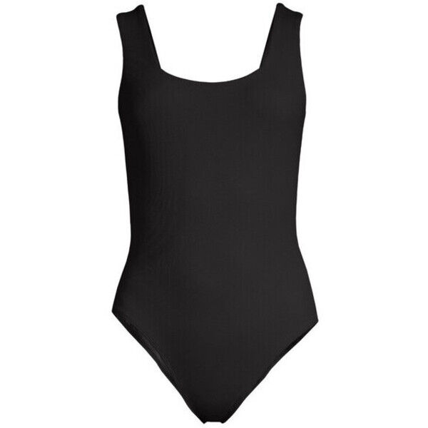 Casall Strój kąpielowy Square Neck Swimsuit Czarny